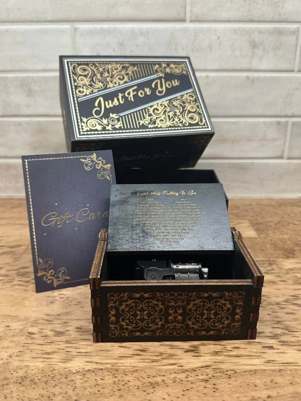 Can't Help Falling In Love Music Box with Gift Card
